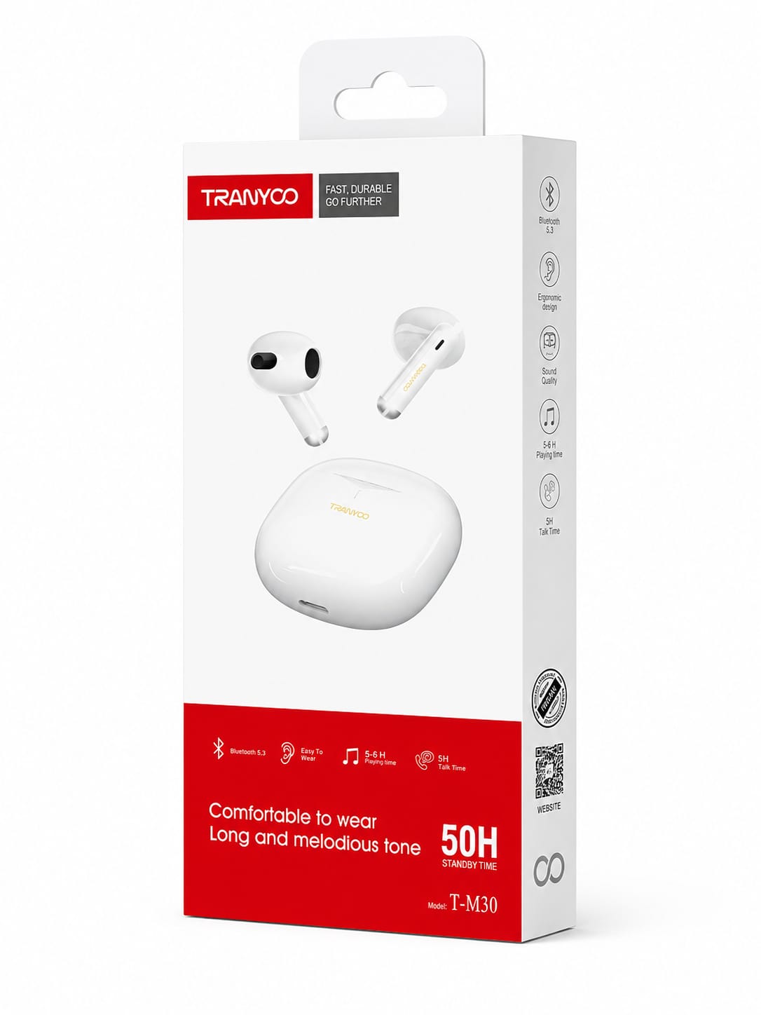 سماعات أذن لاسلكية Tranyoo T-M30