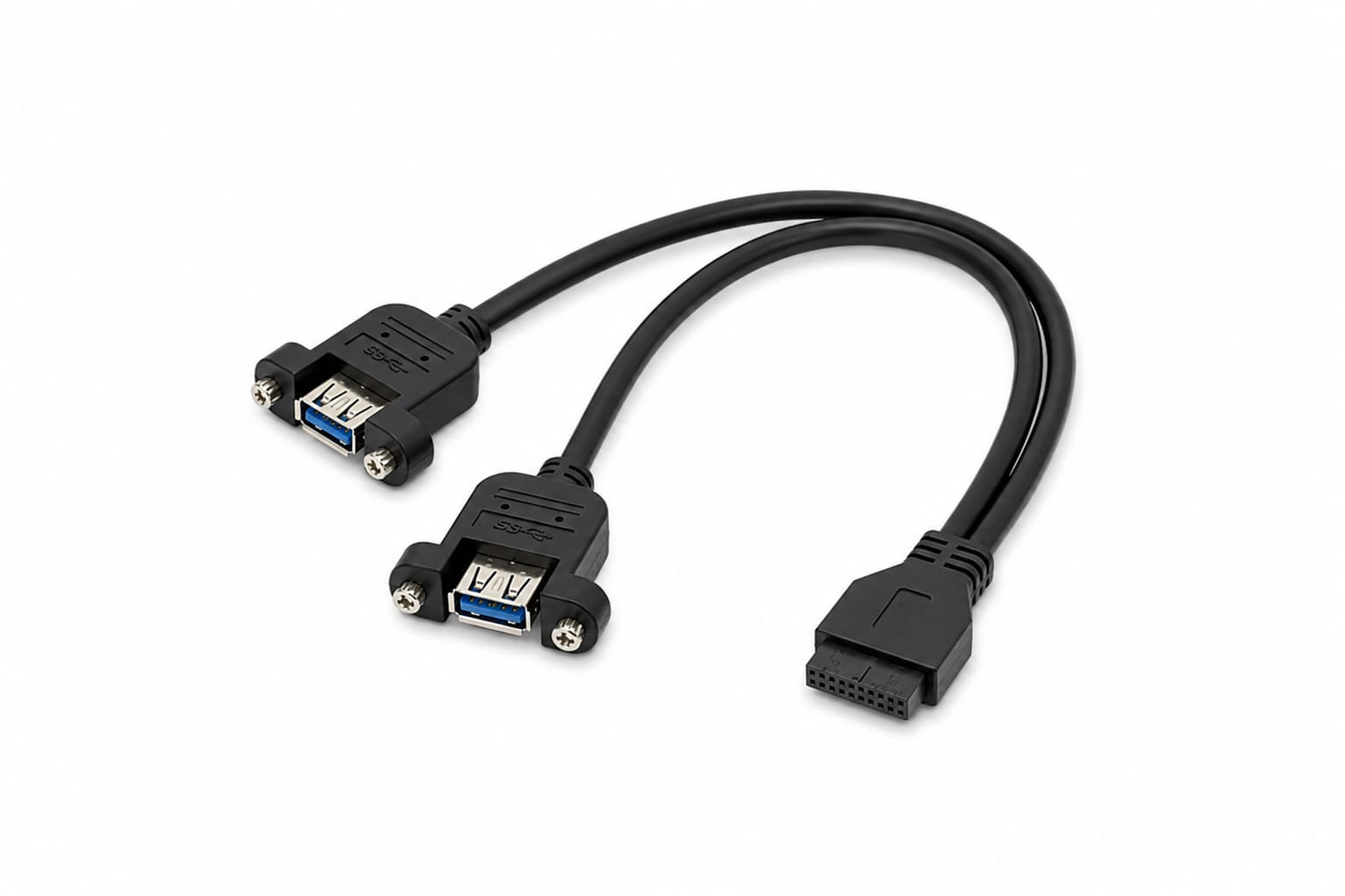 وصلة USB 3.0 ثنائية المنافذ