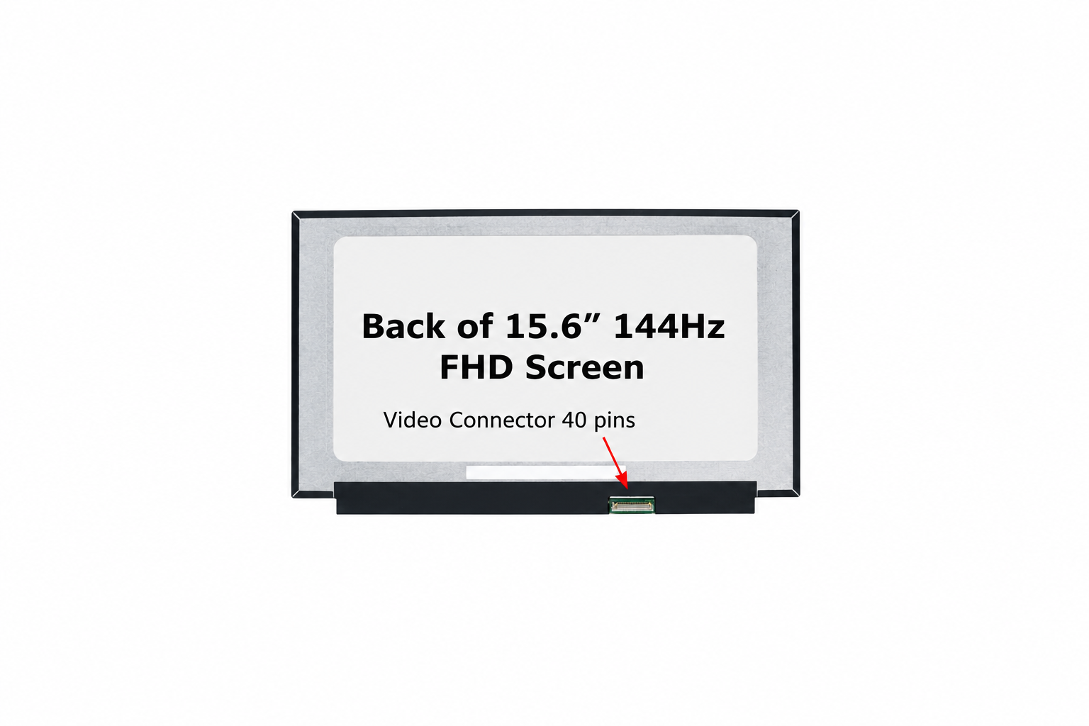شاشة لابتوب 15.6 slim 40pin 144hz