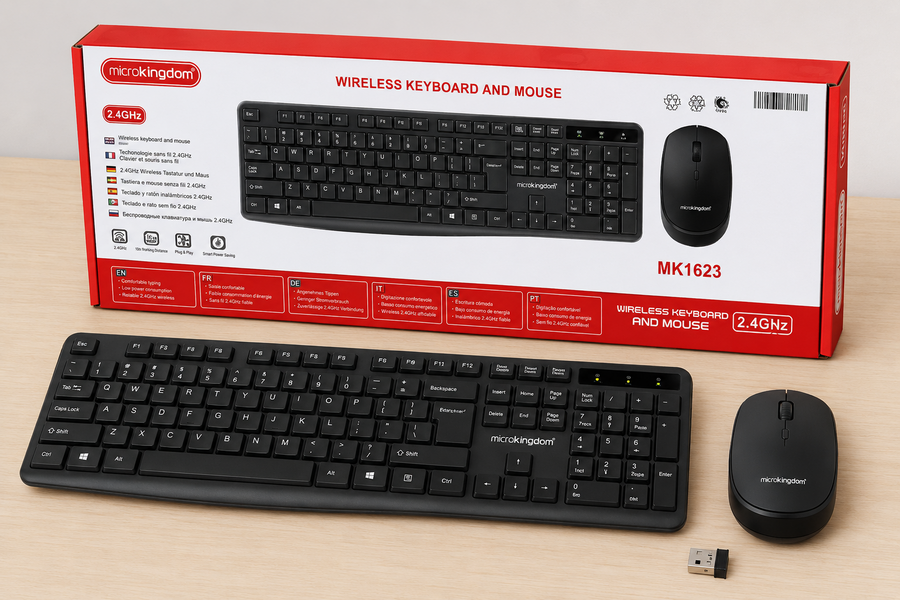 MK1623 Wireless Keyboard & Mouse .
