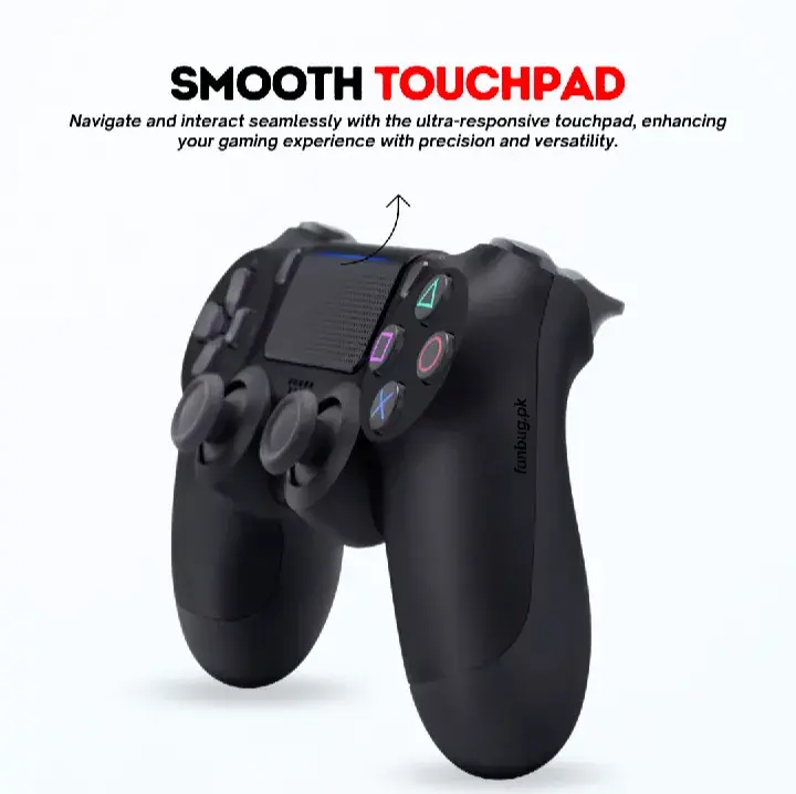 يد تحكم لاسلكية للألعاب – تصميم احترافي ومتوافق مع PS4
