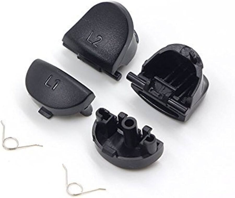 وحدة تحكم بلاي ستيشن 4 دوال شوك 4 JDS-010 JDM-011 JDS-001 L1 R1 L2 R2 بازرار زناد ونابض للتحكم