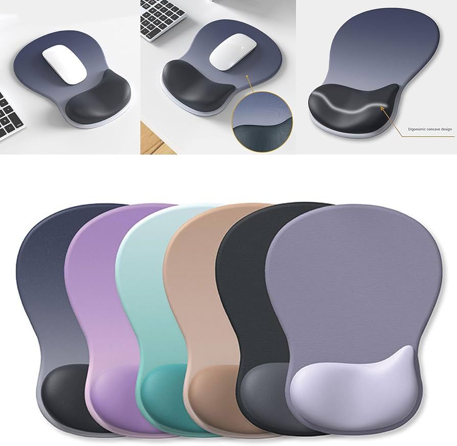 باد ماوس مريحة مع مسند معصم Memory Foam