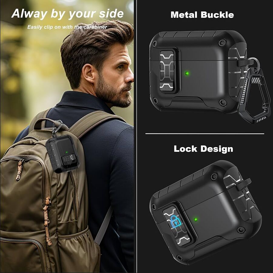 غلاف حماية متوافق مع AirPods Pro (الجيل الثالث)