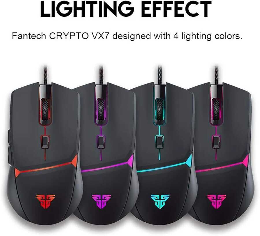 ماوس ألعاب سلكي Fantech Crypto VX7