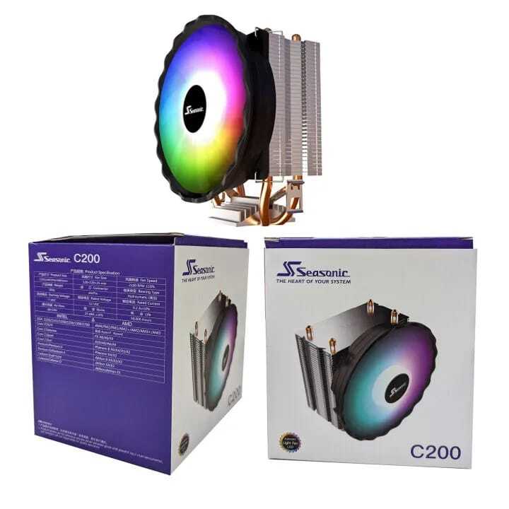 مبرد وحدة المعالجة المركزية Seasonic C200.