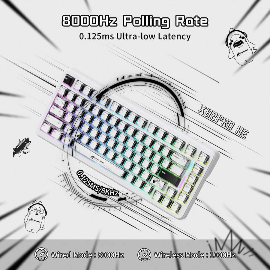Attack Shark X82PRO HE keybored