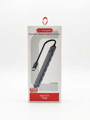 موزع USB3.0 بتصميم 7 في 1.من Typc to Usb