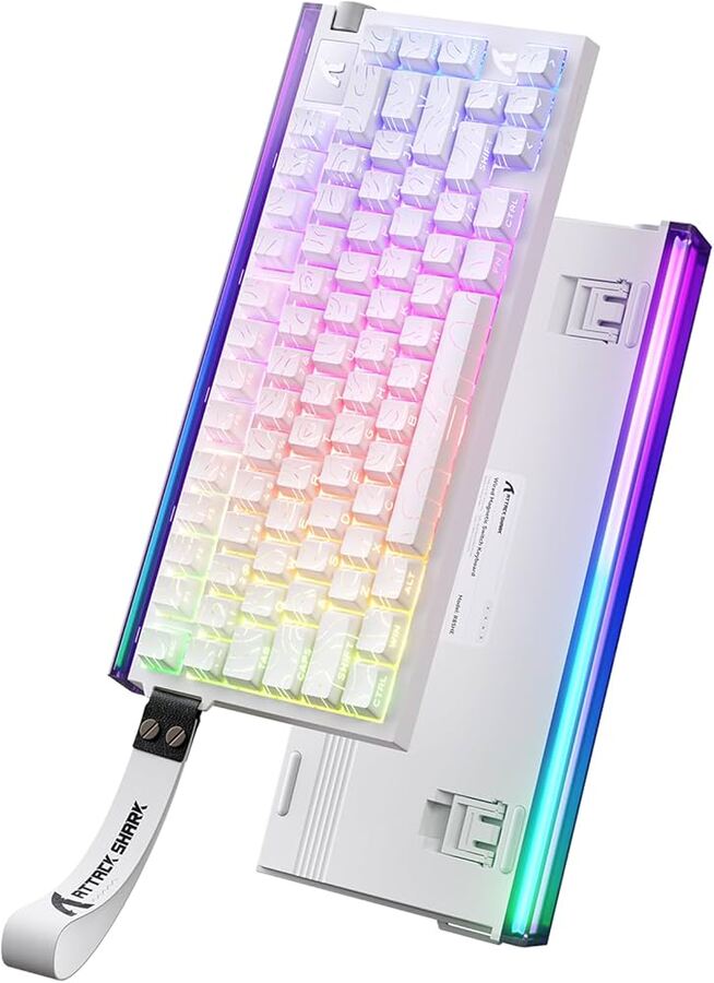 ATTACK SHARK R85 HE Rapid Trigger Keyboard Magnetic Switch with Custom Lightbox