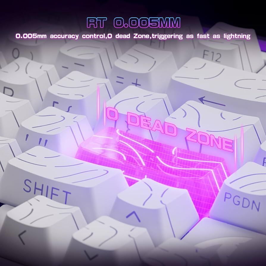 ATTACK SHARK R85 HE Rapid Trigger Keyboard Magnetic Switch with Custom Lightbox