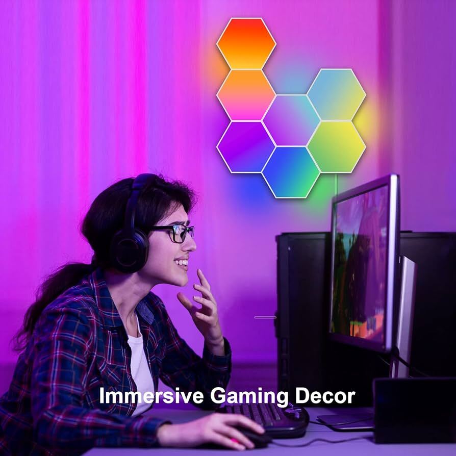 إضاءة الحائط السداسية الذكية (Smart Hexagon Wall Light