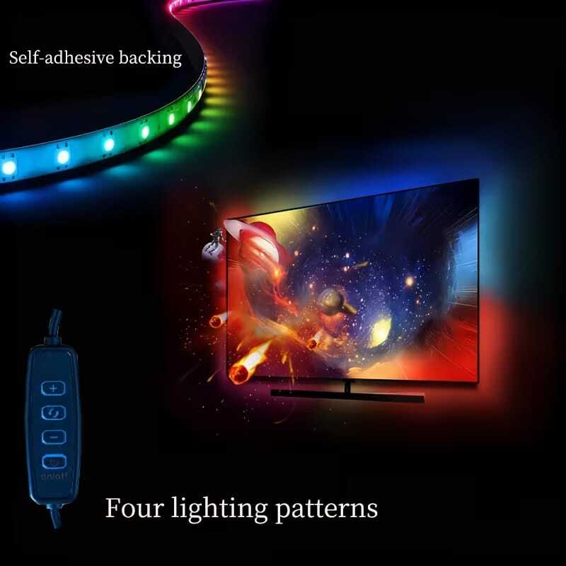 شريط إضاءة خلفية للشاشات (PC Sync Backlight) يتميز بمزامنة الألوان مع محتوى الشاشة