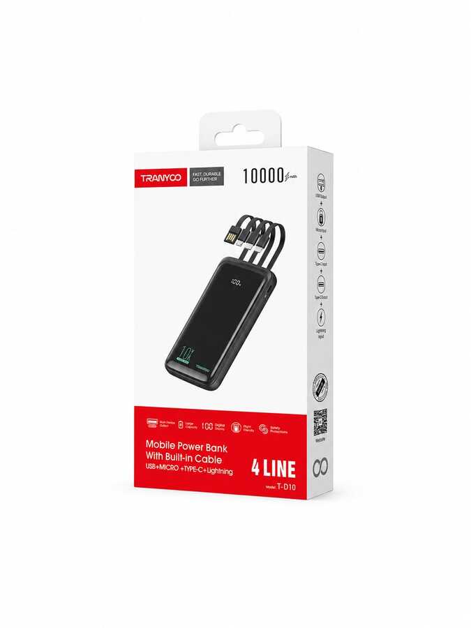 باور بانك Tranyoo T-D10 (10000mAh)